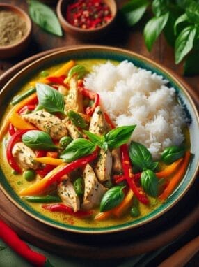 recette riz thai au poulet