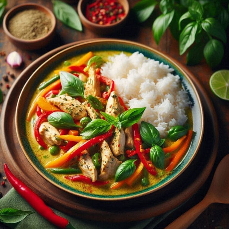recette riz thai au poulet