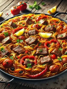 geerate oter pictuer of recette fideua viande