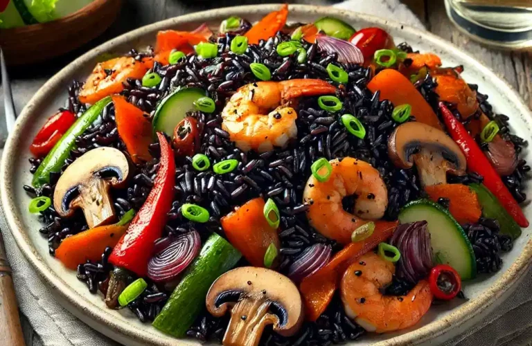 recette riz noir sauté