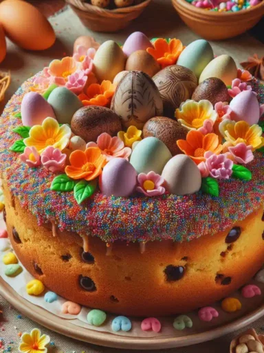 recette gateau de paques sicilien