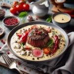 Recette Poulet à la Normande Lardons