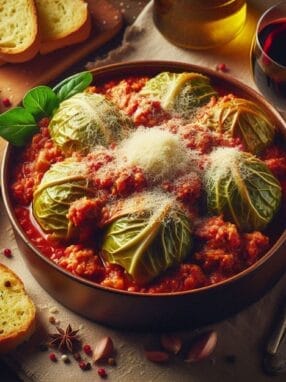 italienne chou viande hachée