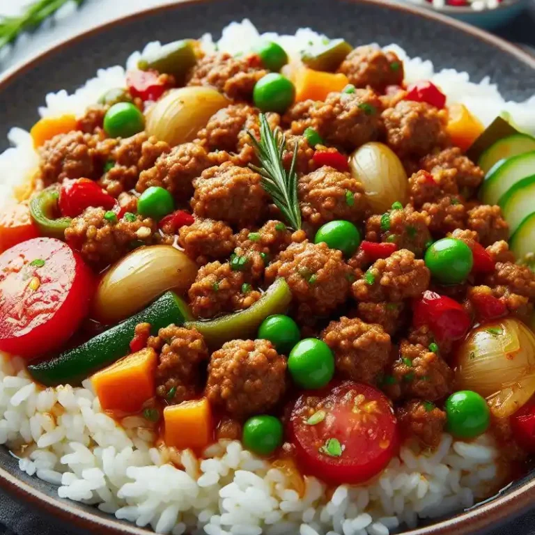 recette riz viande hachée marocaine