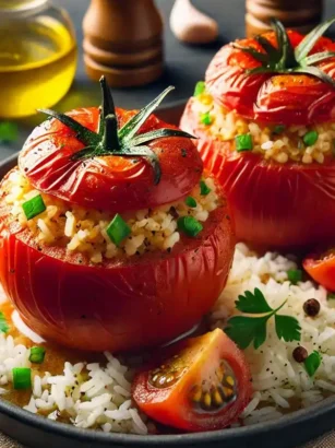 tomates farcies recette de grand-mère avec riz