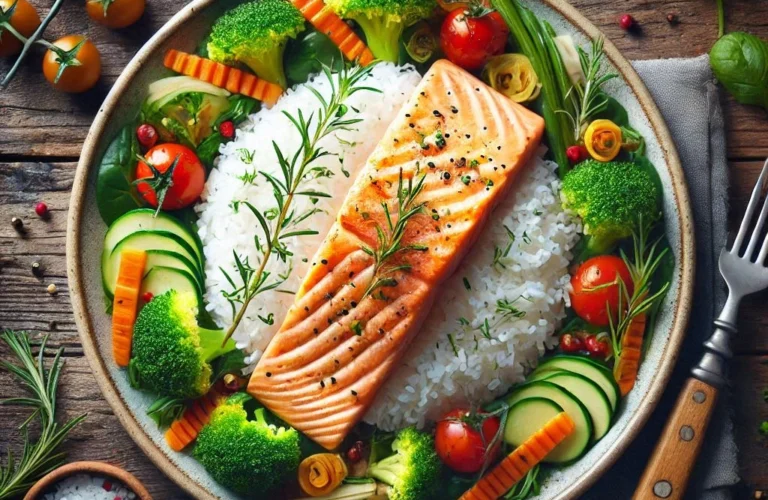 saumon et riz recette