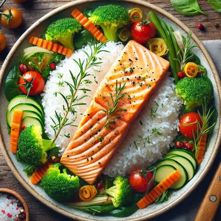 saumon et riz recette