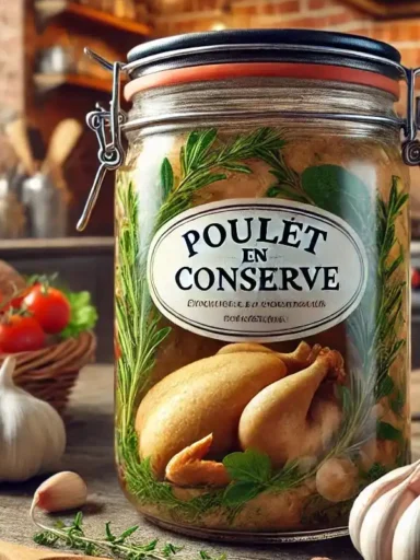 recette de poulet en conserve le parfait