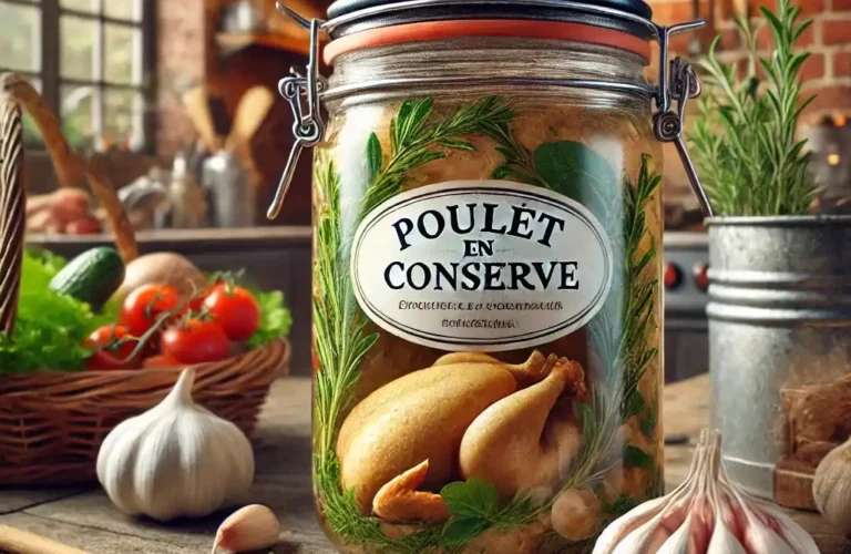 recette de poulet en conserve le parfait