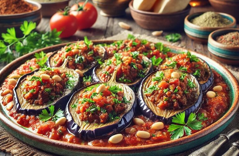 recette libanaise aubergine viande hachée