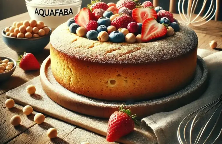 recette gâteau avec jus de pois chiche