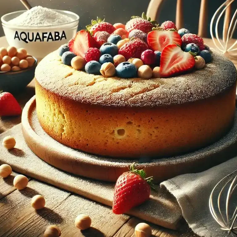 recette gâteau avec jus de pois chiche