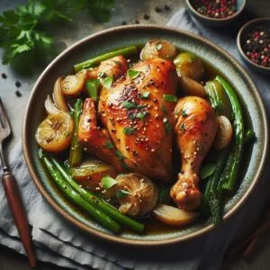 recette poulet braisé sauce verte