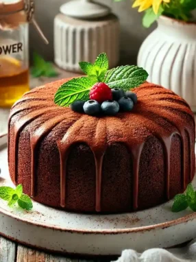 Gâteau au chocolat avec huile