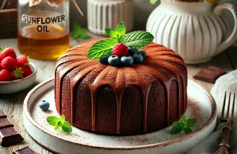 Gâteau au chocolat avec huile