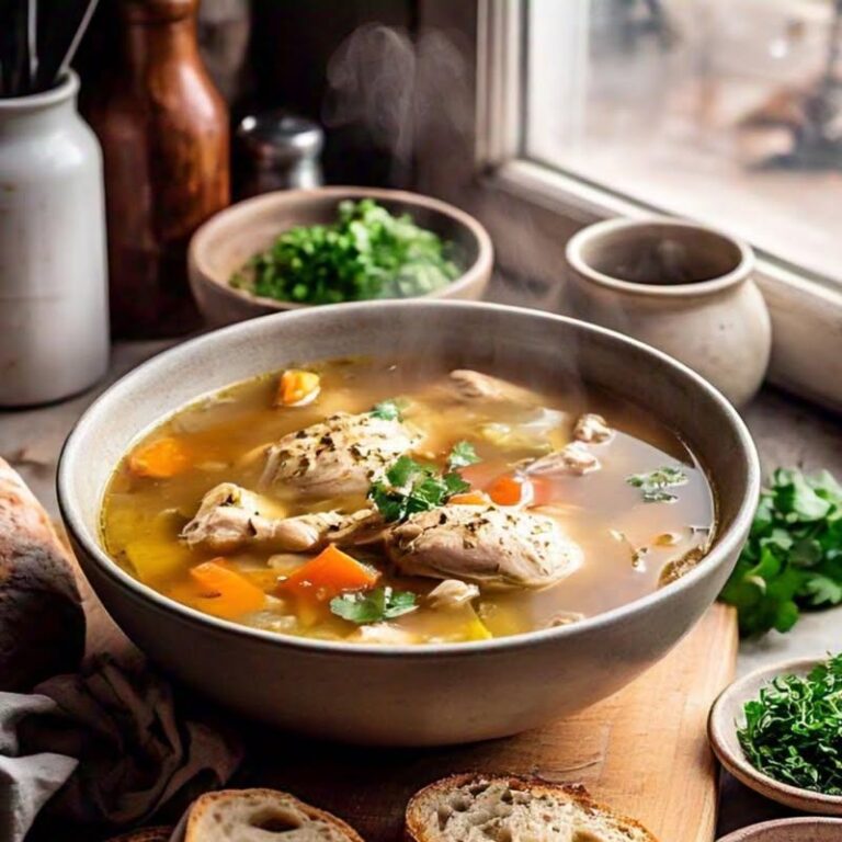 Recette Bouillon de Poulet Rapide