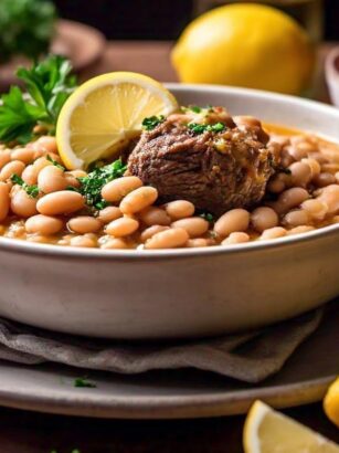 Recette de Haricots Blancs Frais avec Viande