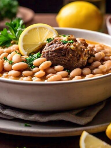 Recette de Haricots Blancs Frais avec Viande