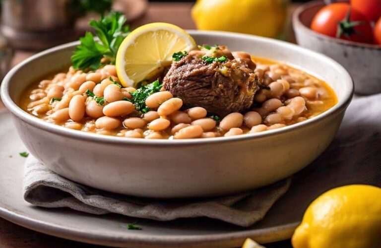 Recette de Haricots Blancs Frais avec Viande