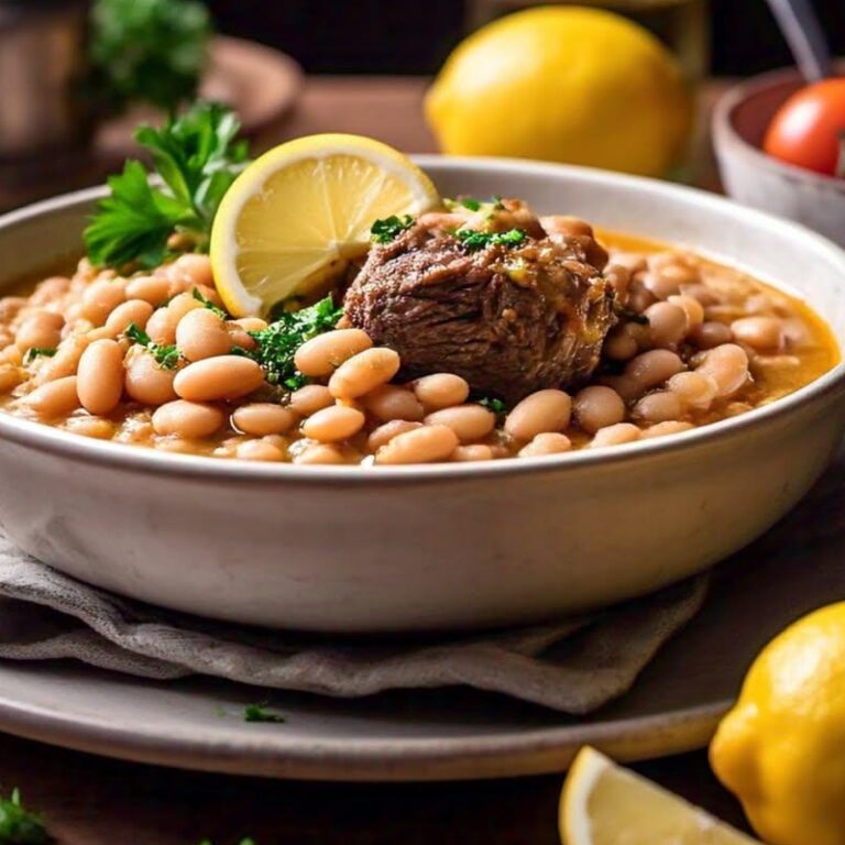 Recette de Haricots Blancs Frais avec Viande