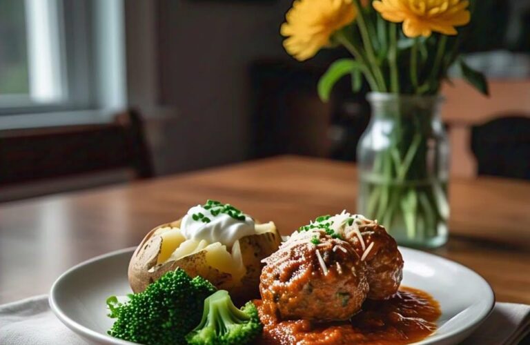 Recette boulette de viande et pomme de terre au four