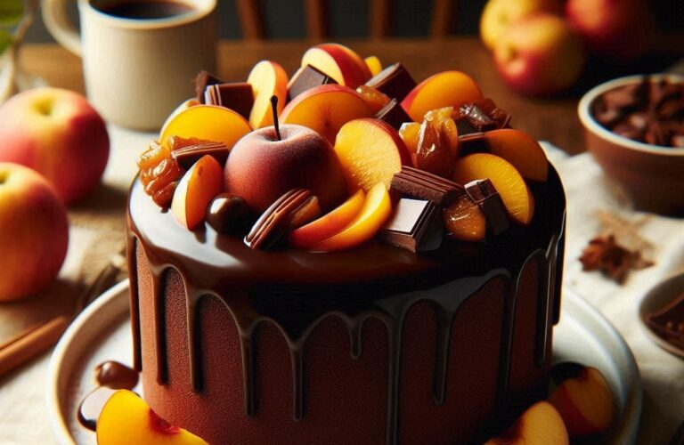 Recette Gâteau chocolat compote de pomme