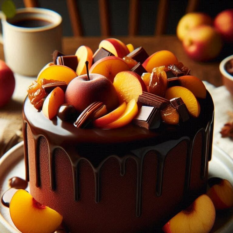 Recette Gâteau chocolat compote de pomme