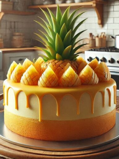 Recette de gâteau à l'ananas