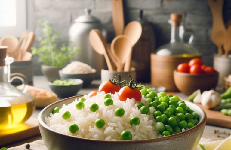 riz au petit pois recette facile