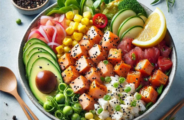 recette poke bowl poulet facile