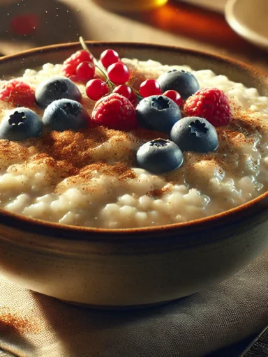 Recette Gruau de Riz Petit Déjeuner
