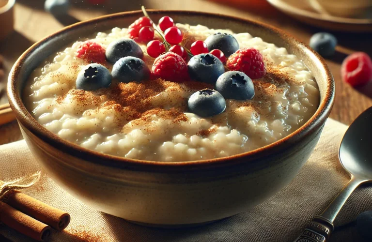 Recette Gruau de Riz Petit Déjeuner