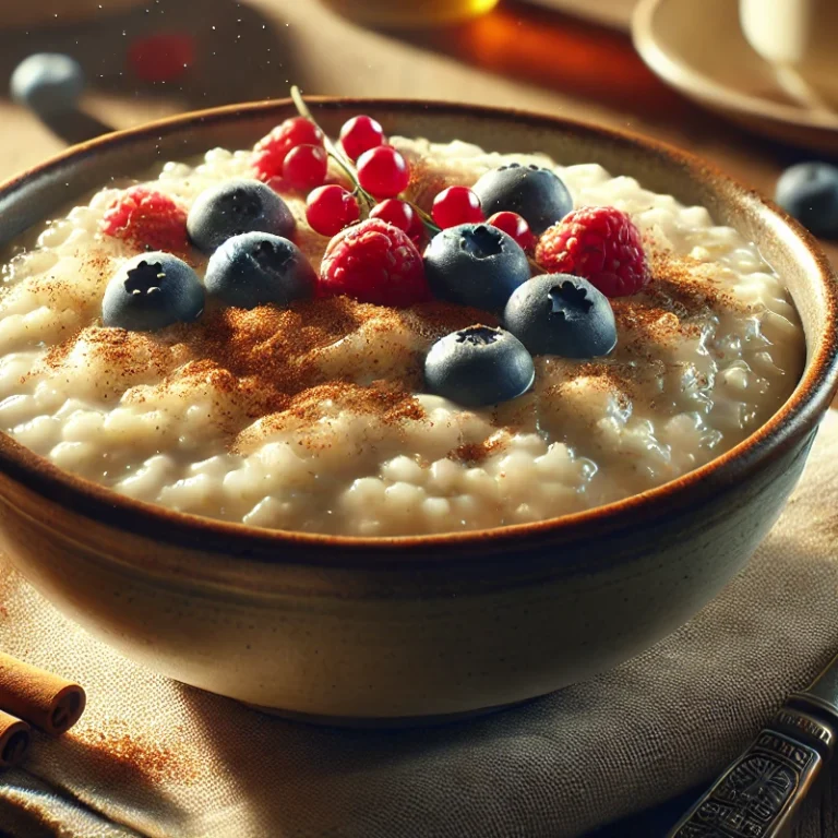 Recette Gruau de Riz Petit Déjeuner