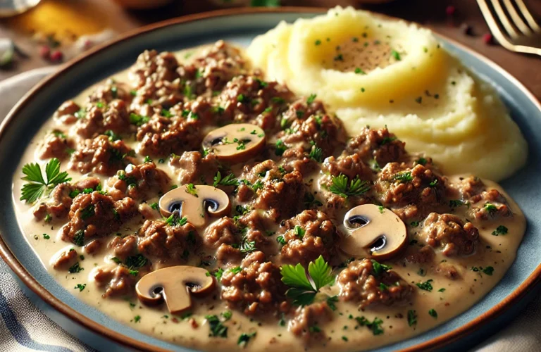 Recette Viande Hachée Champignon Crème