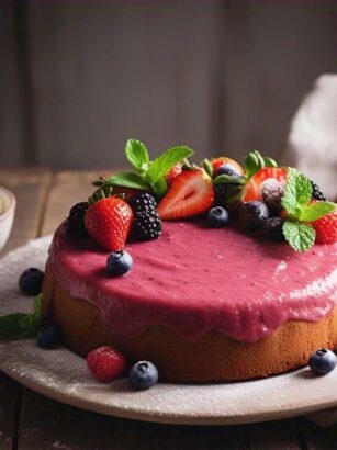 Recette Gâteau avec Purée de Fruit