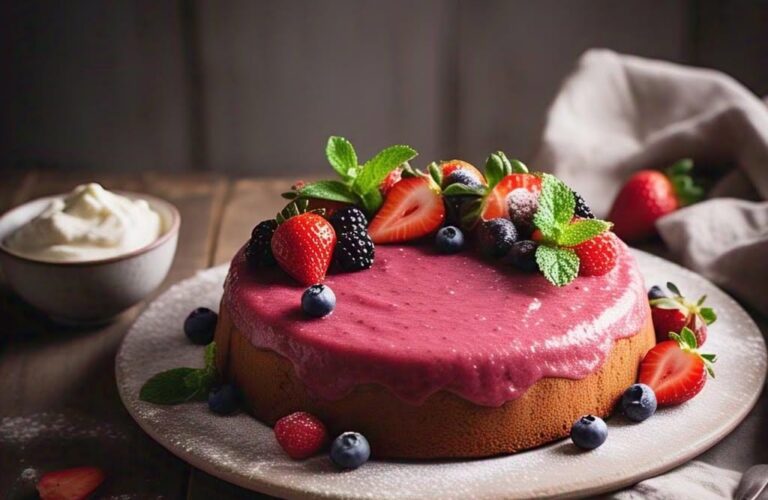 Recette Gâteau avec Purée de Fruit