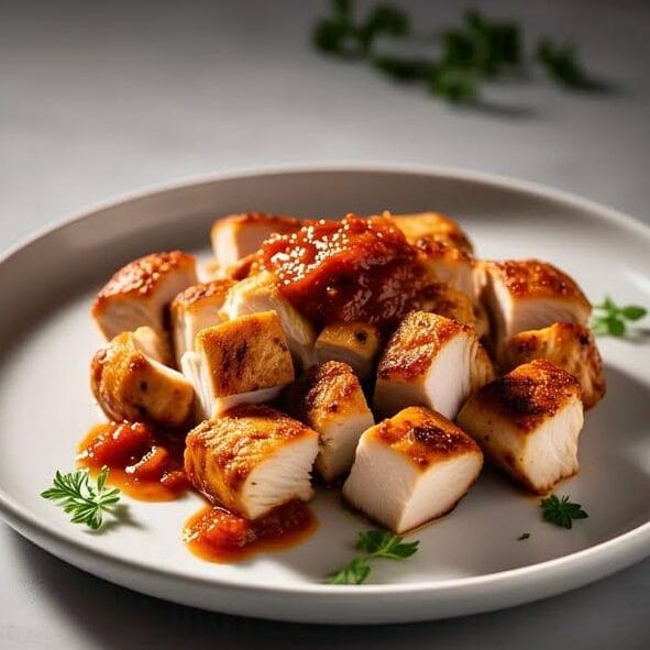 recette de poulet en cube