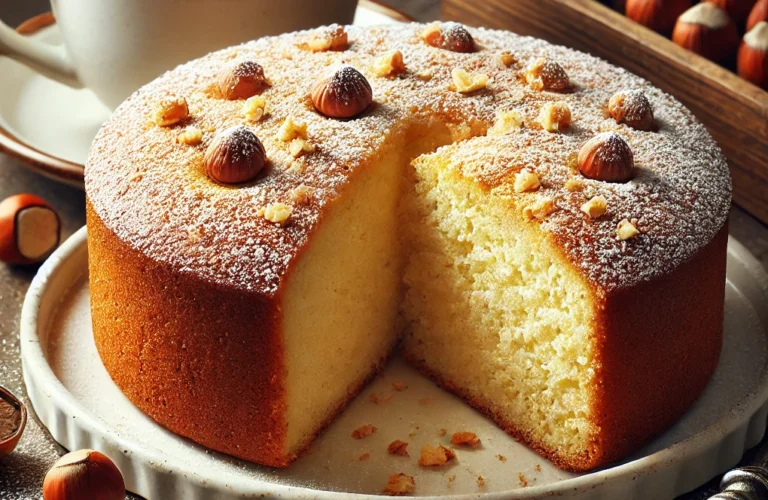 Recette de Gateau aux Noisettes en Poudre