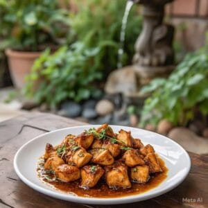 recette de poulet en cube