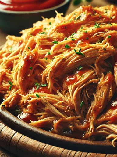 Recette Poulet Effiloché au Four