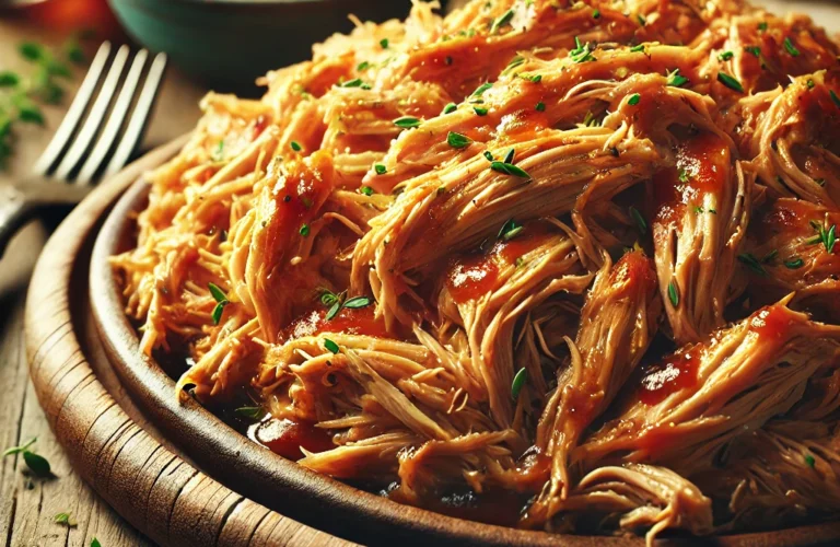 Recette Poulet Effiloché au Four