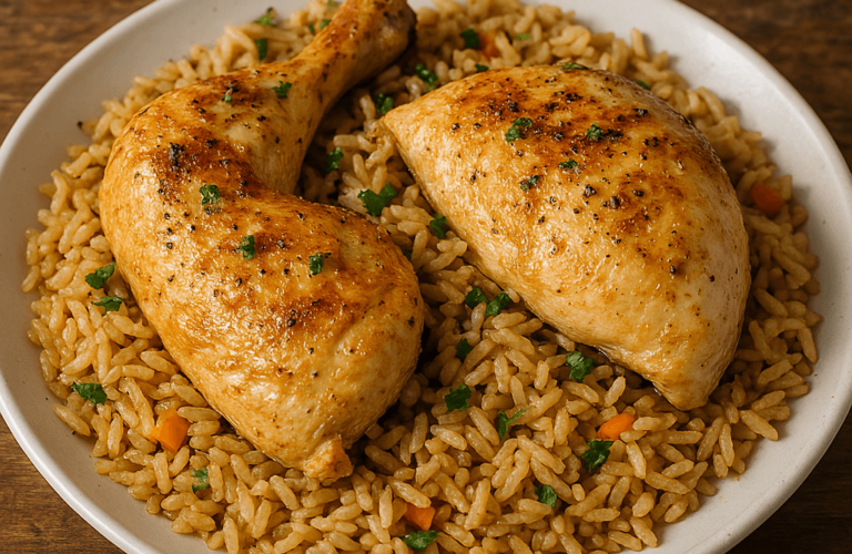 recette de poulet et riz