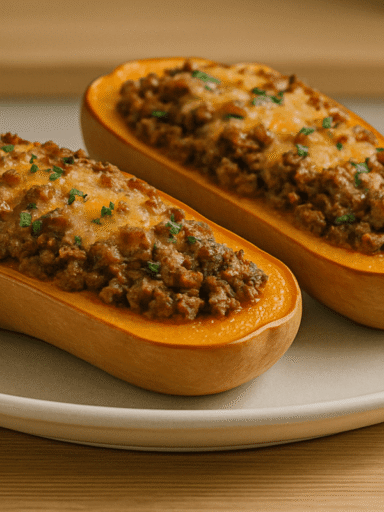 Recette Butternut Farcie Viande Hachée