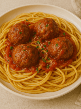 Recette de Spaghetti aux Boulettes de Viande