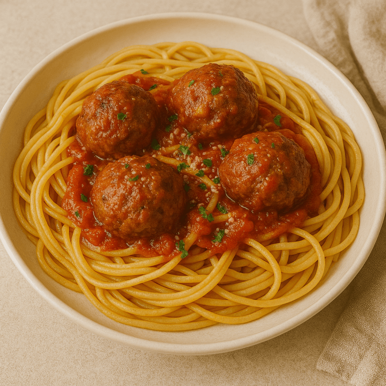 Recette de Spaghetti aux Boulettes de Viande