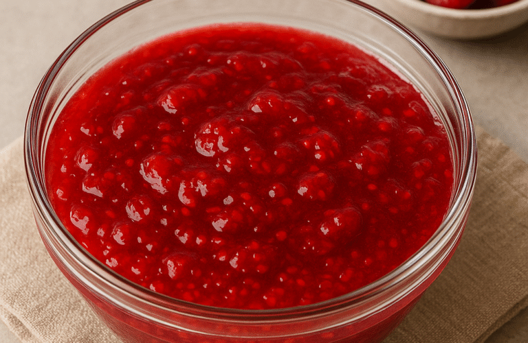 Recette Gelée de Framboise pour Gâteau