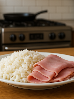 Recette Riz et Jambon