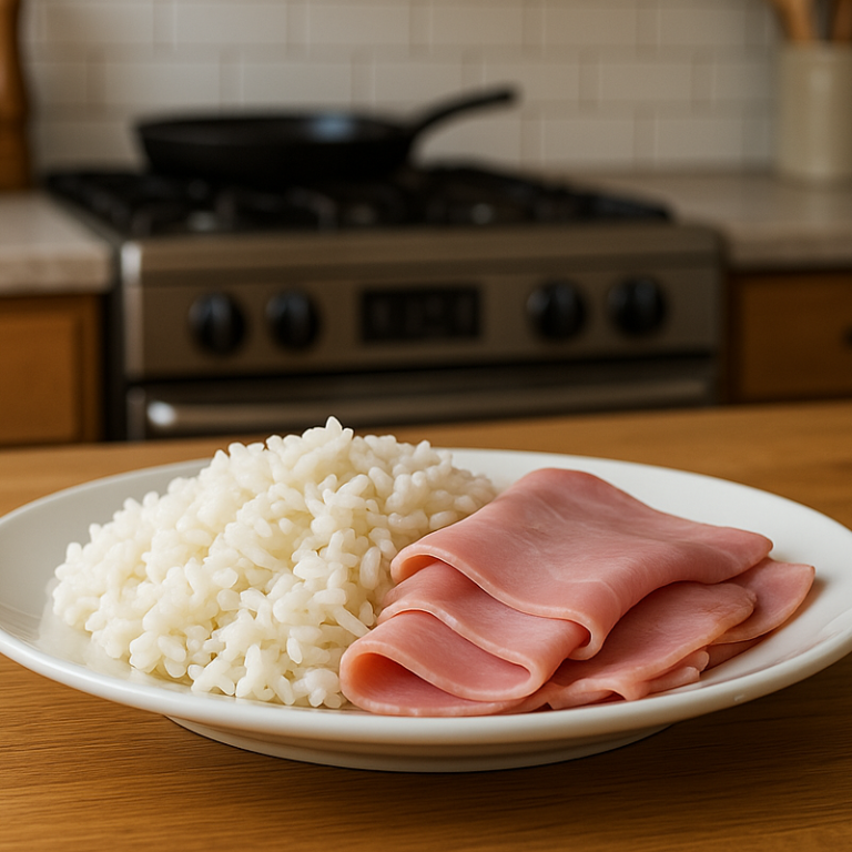 Recette Riz et Jambon
