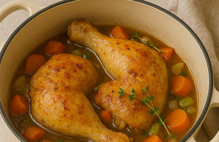 Recette de Cuisse de Poulet en Cocotte