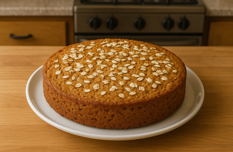 recette de gâteau au flocon d'avoine